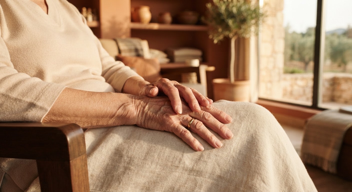 Hands in quiet preparation, representing continuity, nourishment and long-term care.